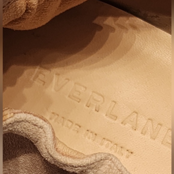 NWOT Everlane Shoes Everlane The Italian Leather Day Heel In Tan Suede Size 7 - Picture 10 of 10
